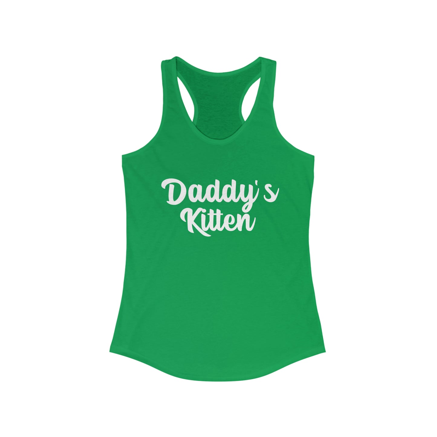 Daddy's Kitten Women's Ideal Racerback Tank