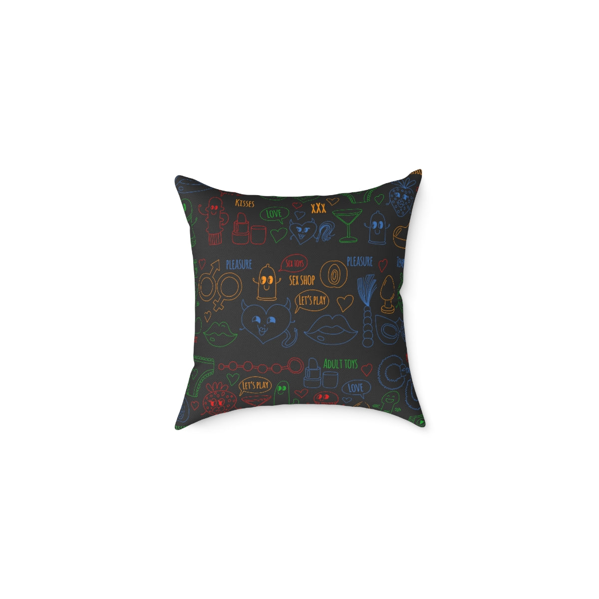 BDSM Sex Spun Polyester Square Pillow