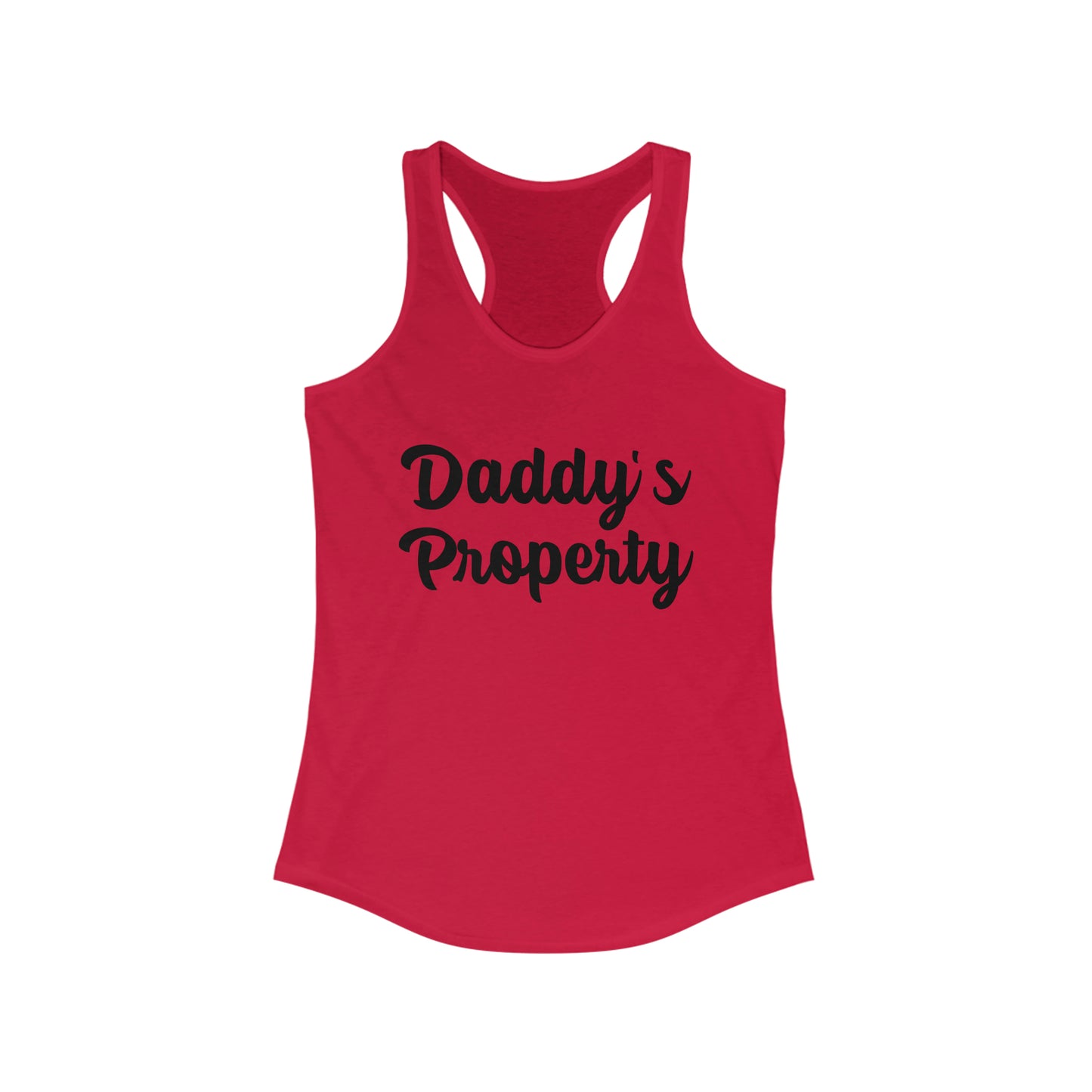 Daddy's Property Women's Ideal Racerback Tank Top