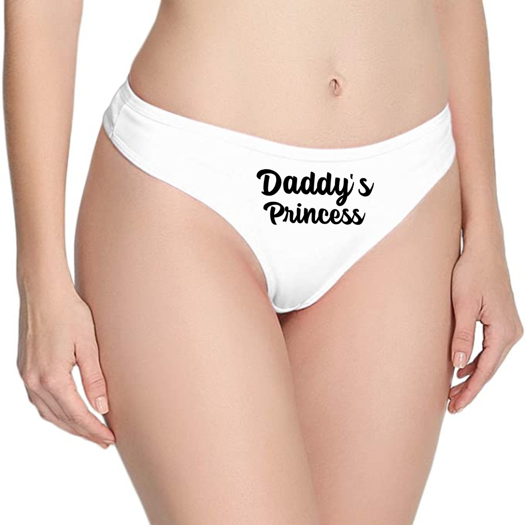 Culotte string en coton Daddy's Princess