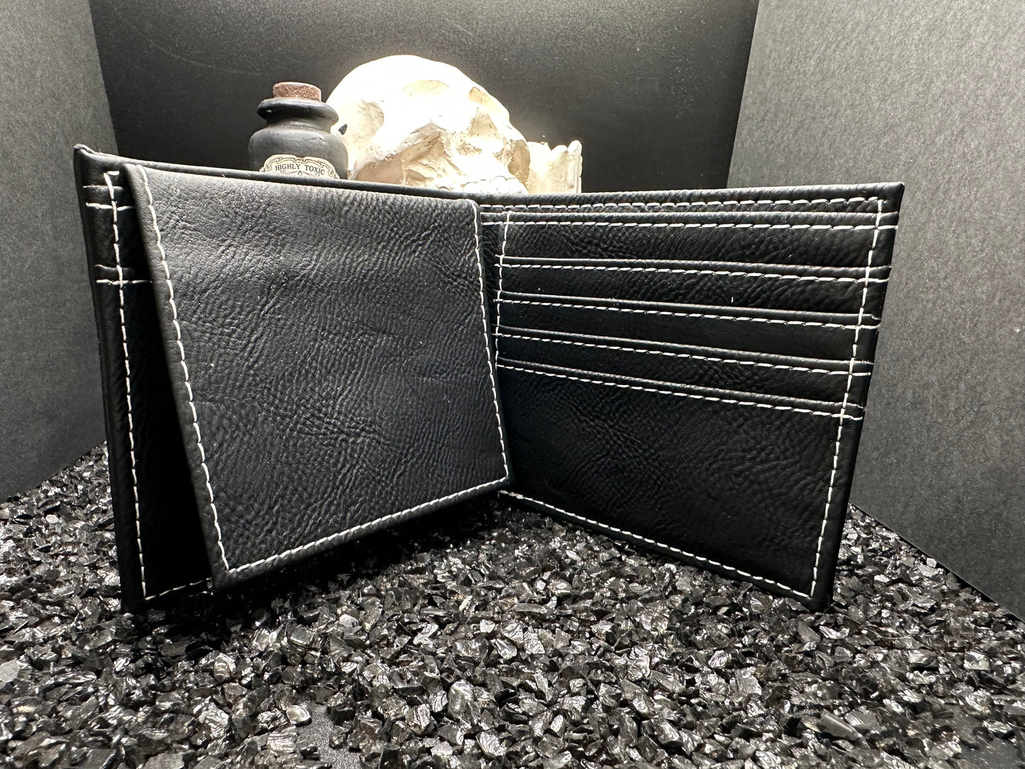 BDSM Triskelion Black Billfold Wallet