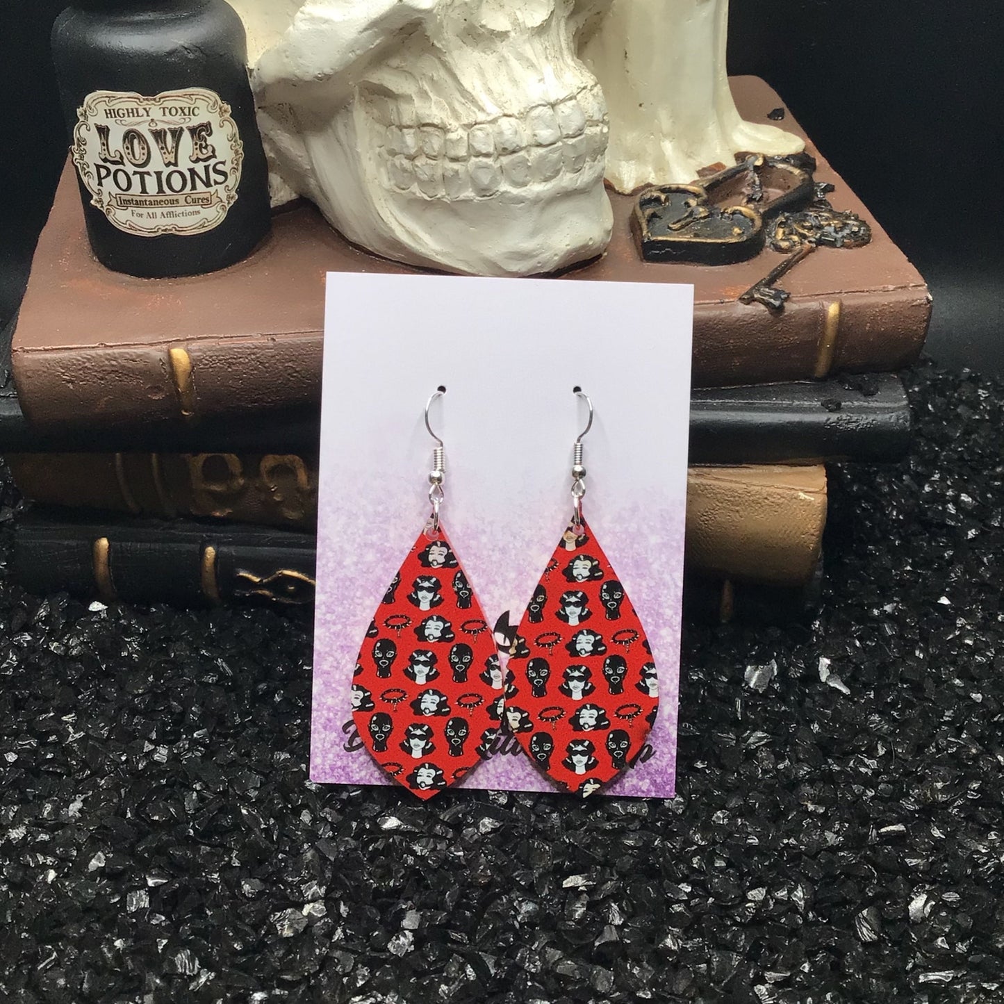 BDSM Tear Drop Earrings