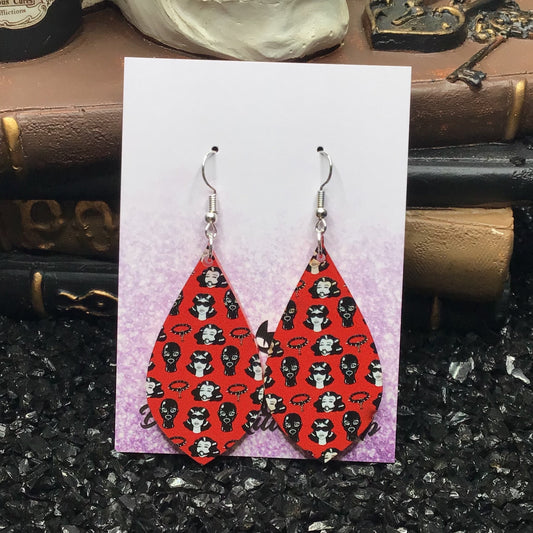 BDSM Tear Drop Earrings