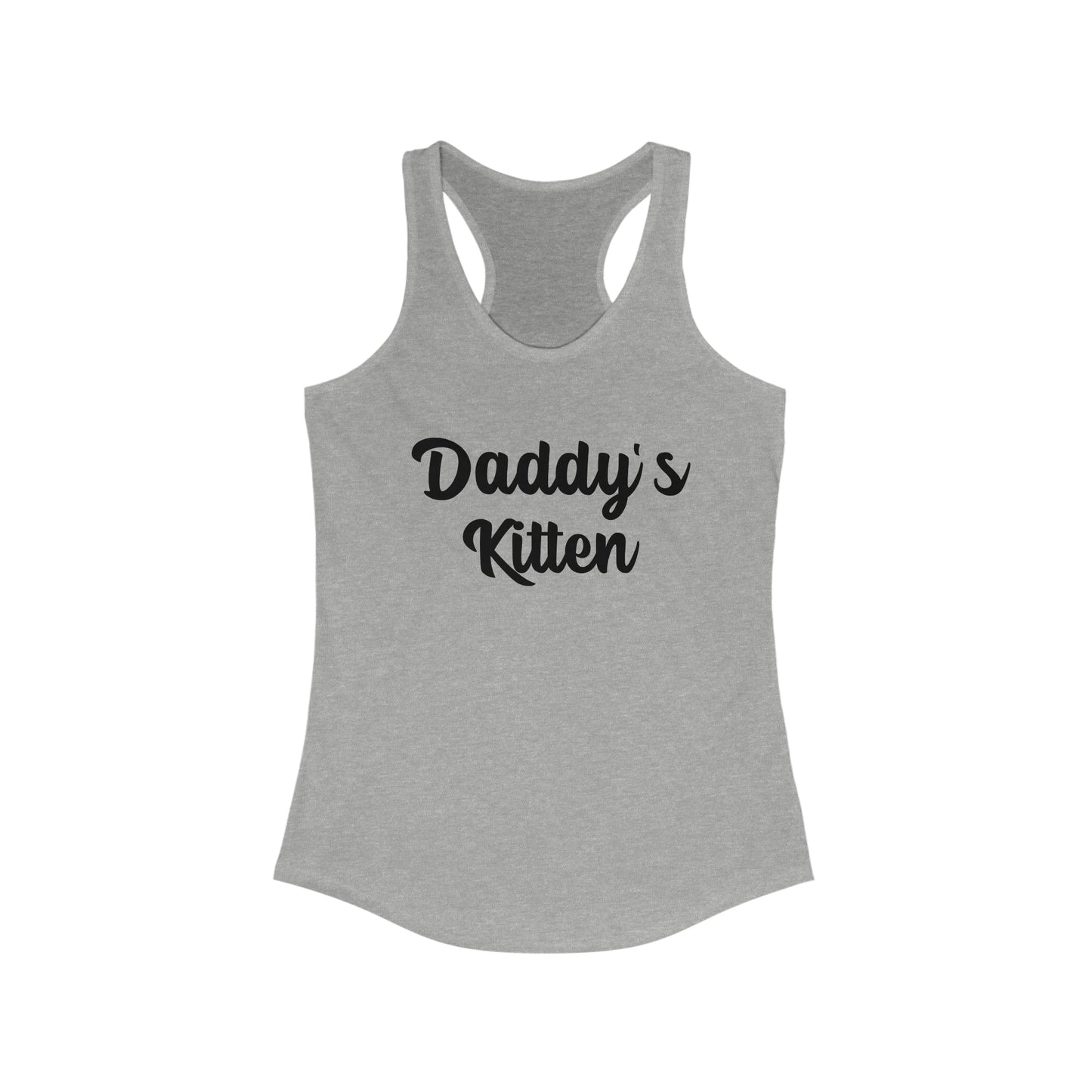 Daddy's Kitten Women's Ideal Racerback Tank