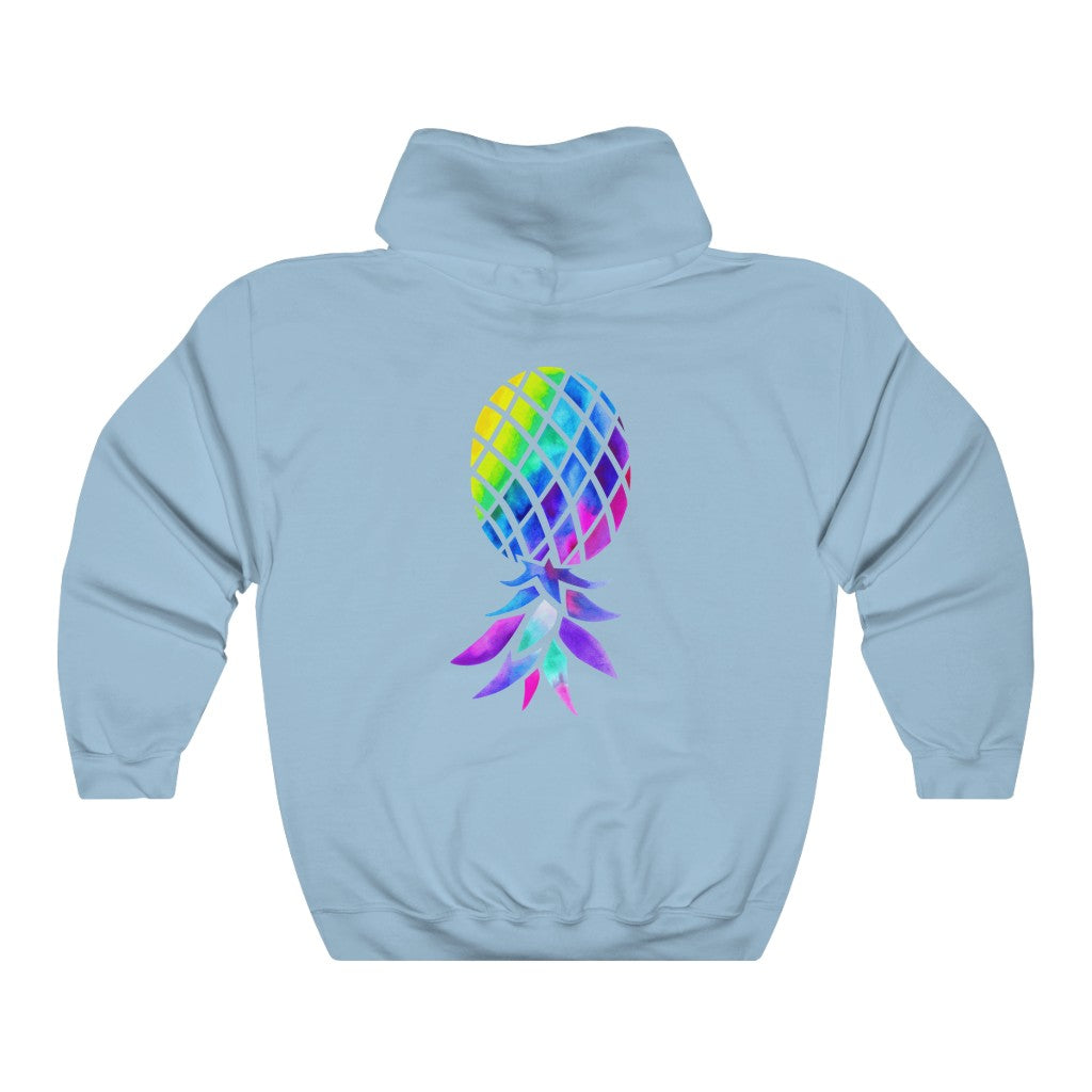 Pineapple Society Upsidedown Pineapple Unisex Heavy Blend Hoodie Sweatshirt