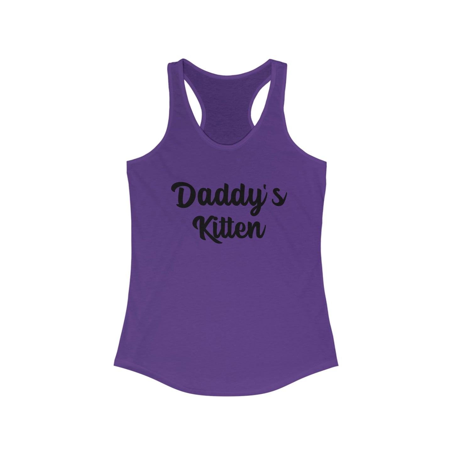 Daddy's Kitten Women's Ideal Racerback Tank