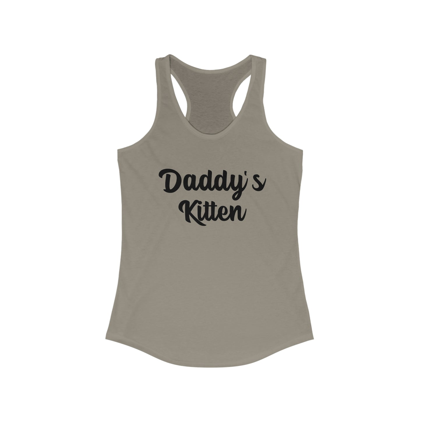 Daddy's Kitten Women's Ideal Racerback Tank