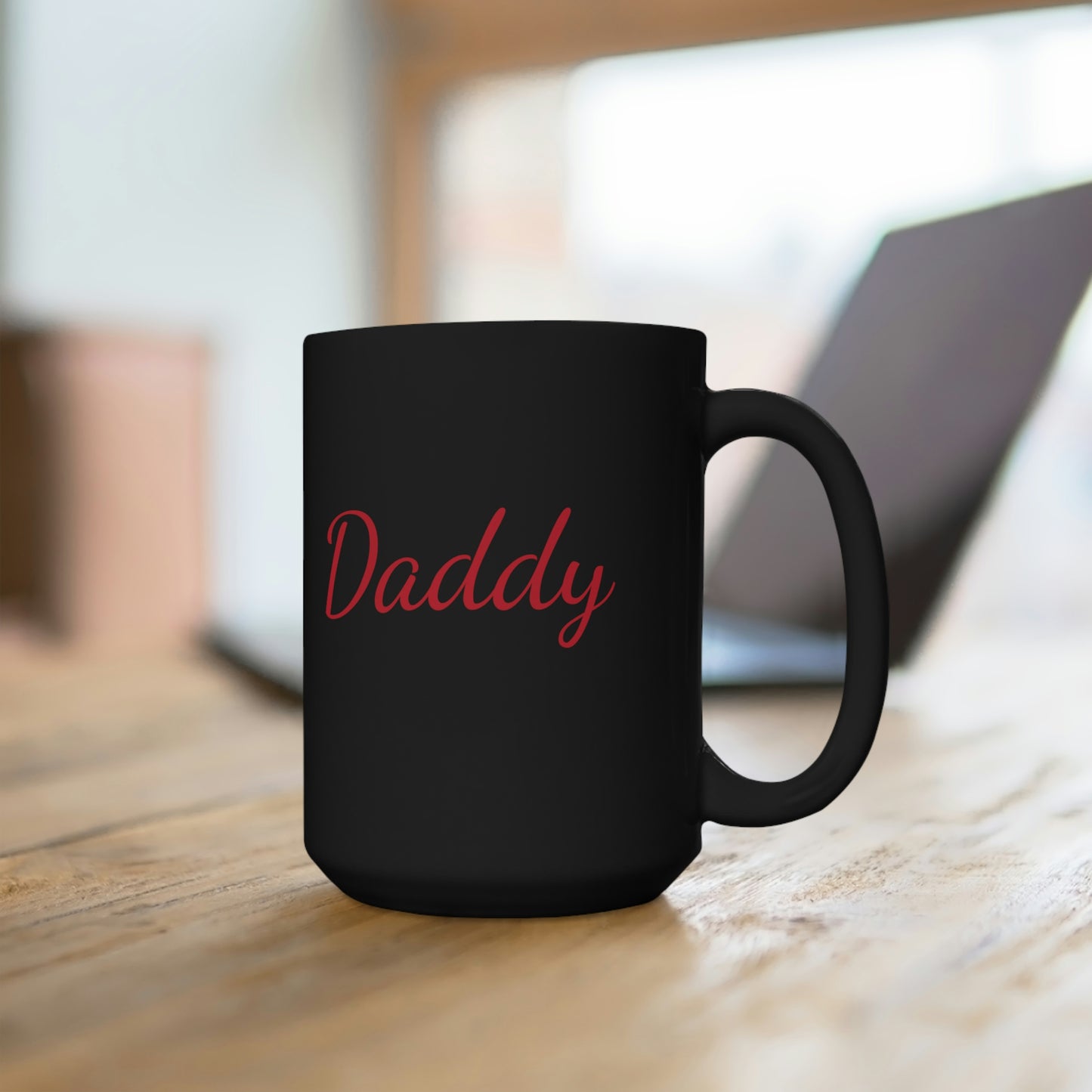 Daddy Black Mug 15oz