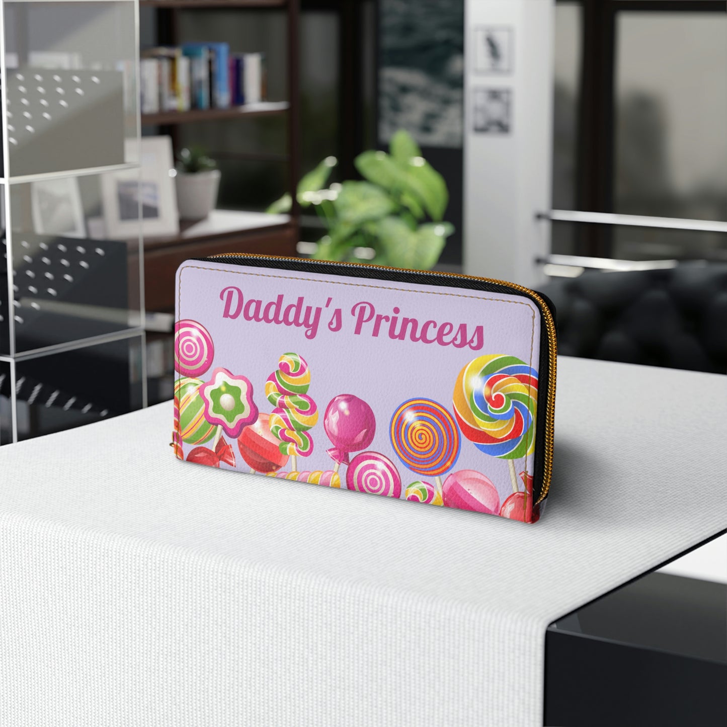 Daddy's Princess Zipper Wallet