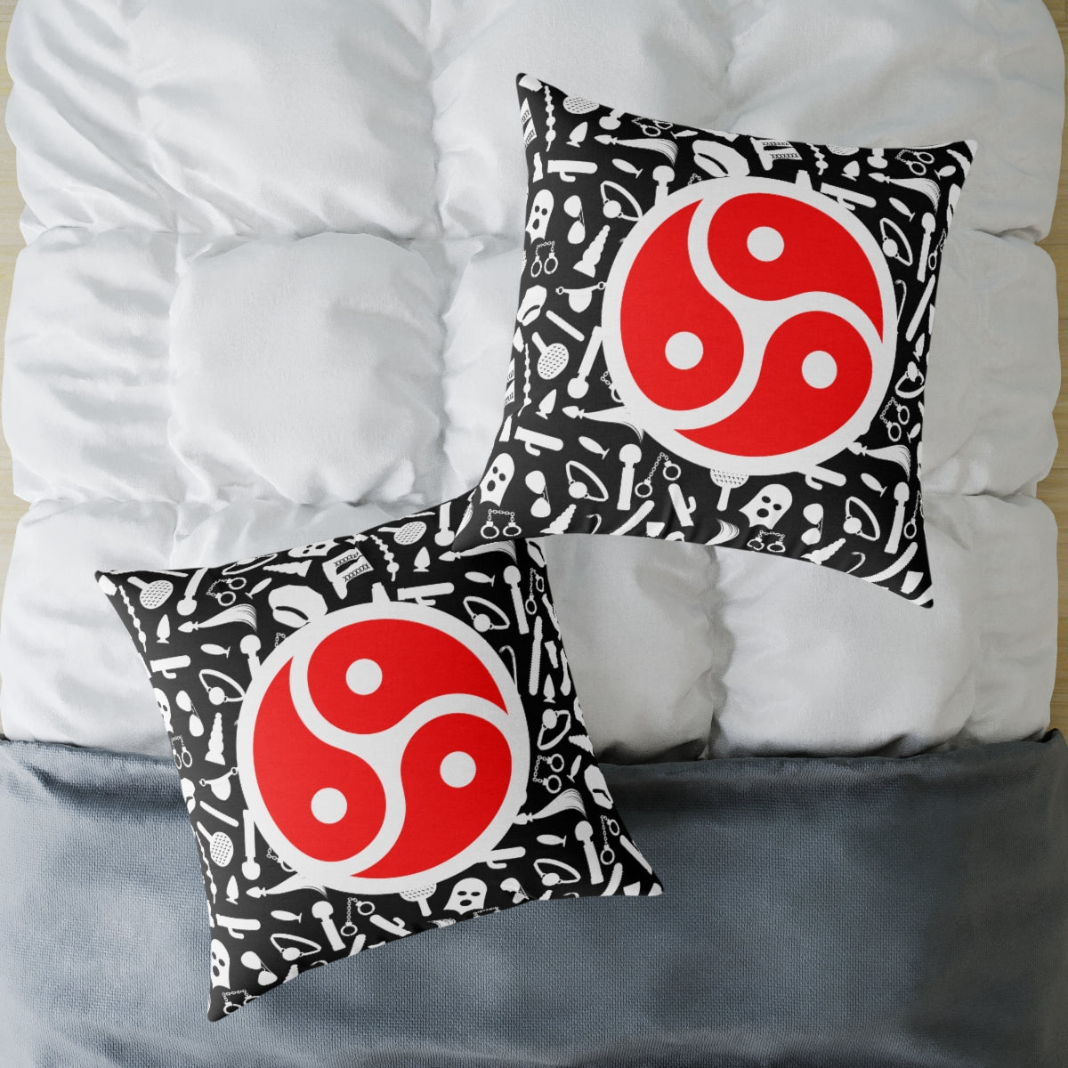 BDSM Spun Polyester Square Pillow