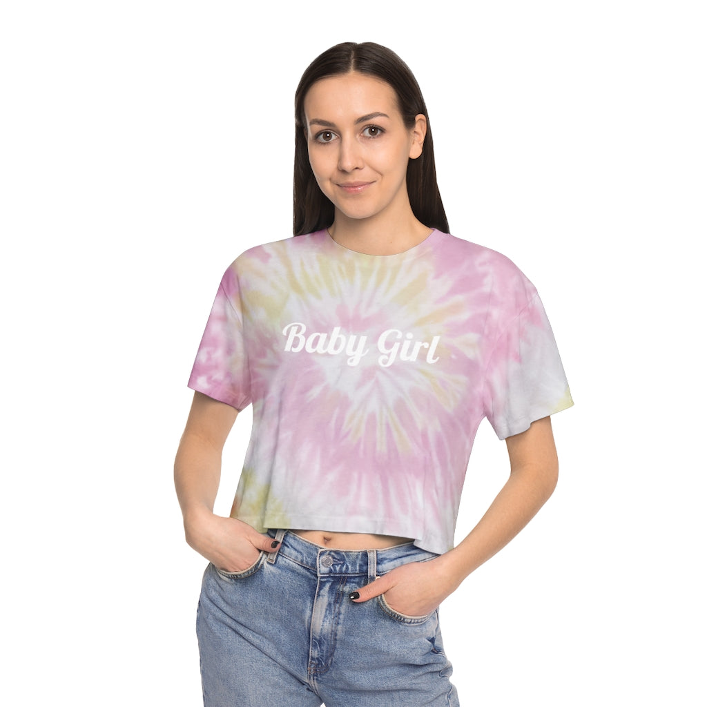 Baby Girl Women's Tie-Dye Crop Tee