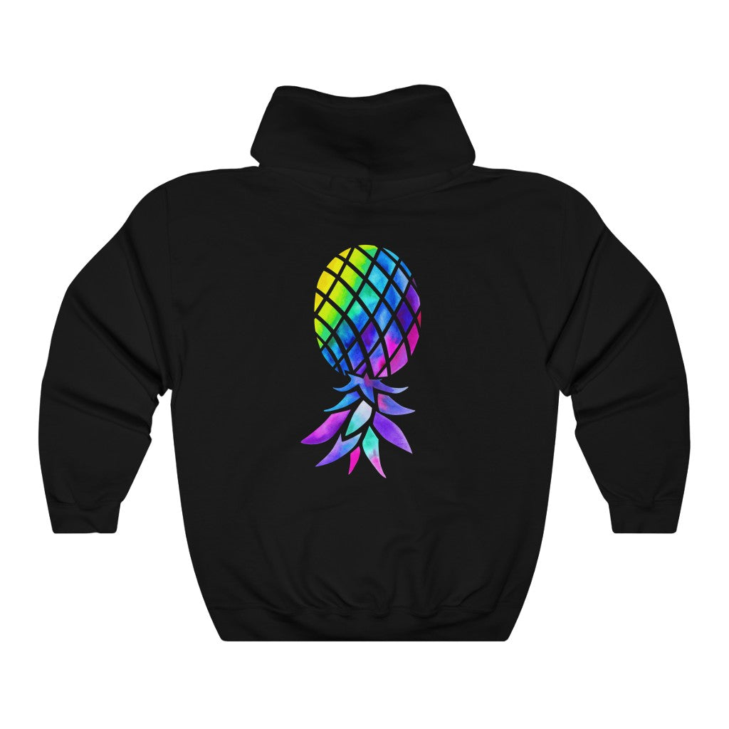 Pineapple Society Upsidedown Pineapple Unisex Heavy Blend Hoodie Sweatshirt