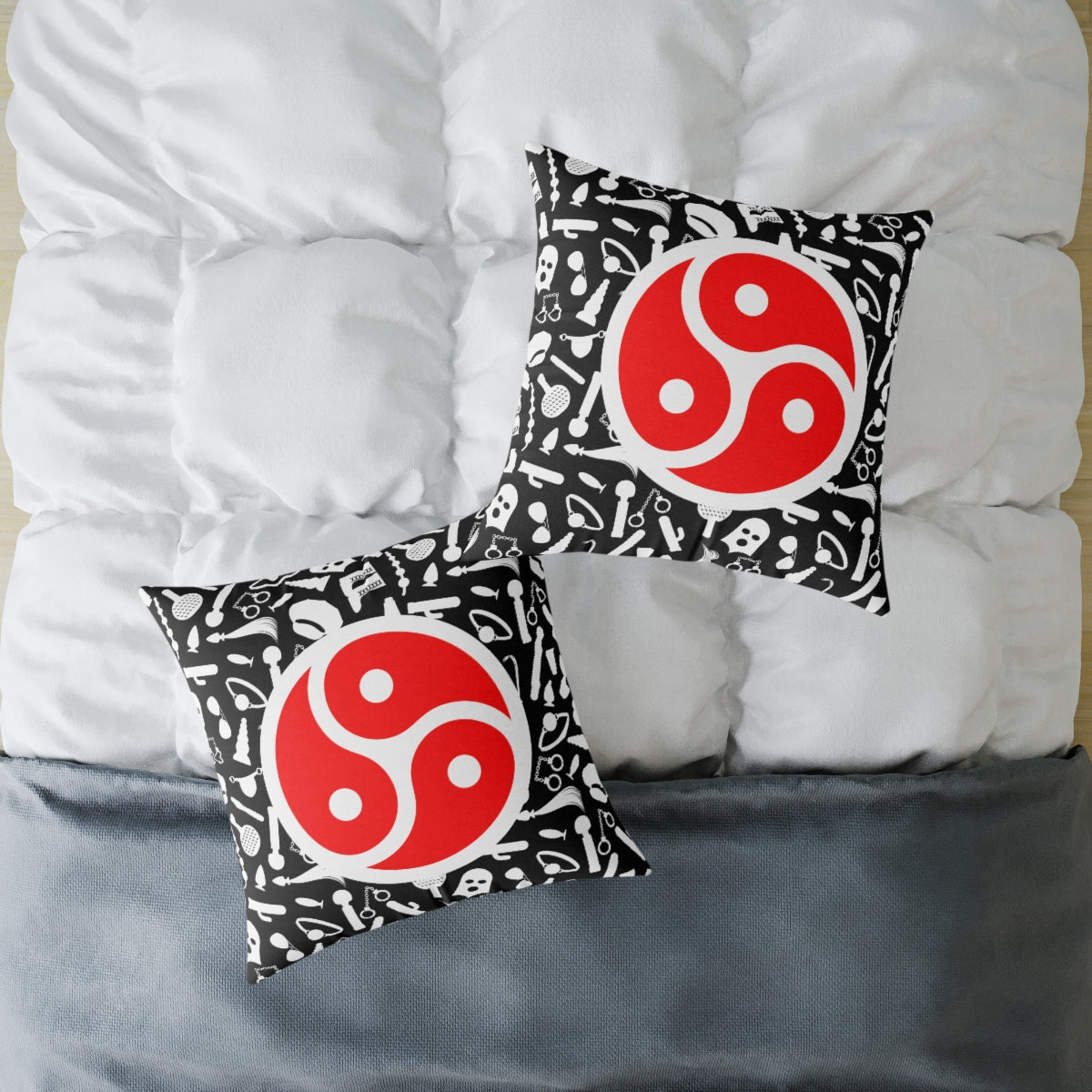 BDSM Spun Polyester Square Pillow