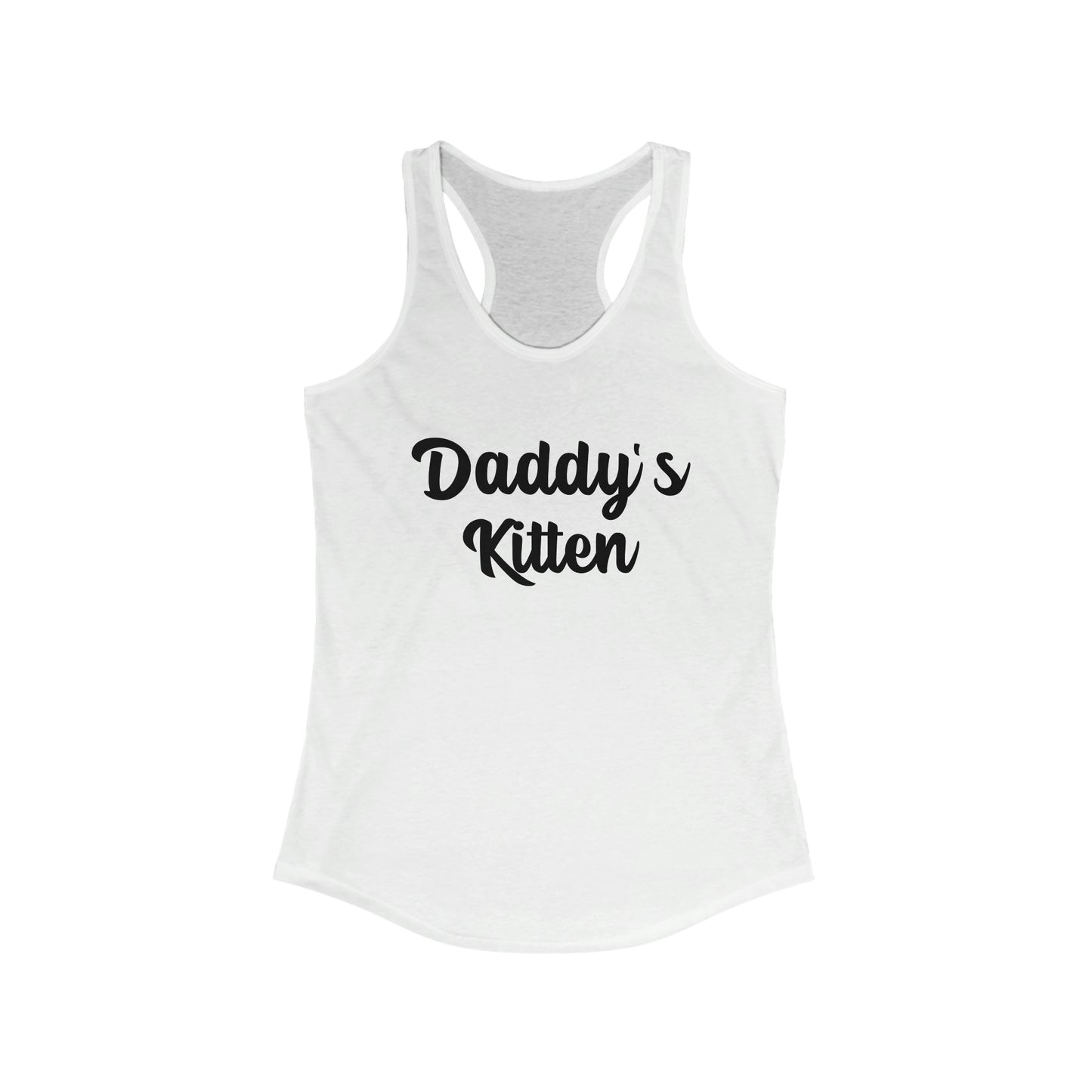 Daddy's Kitten Women's Ideal Racerback Tank