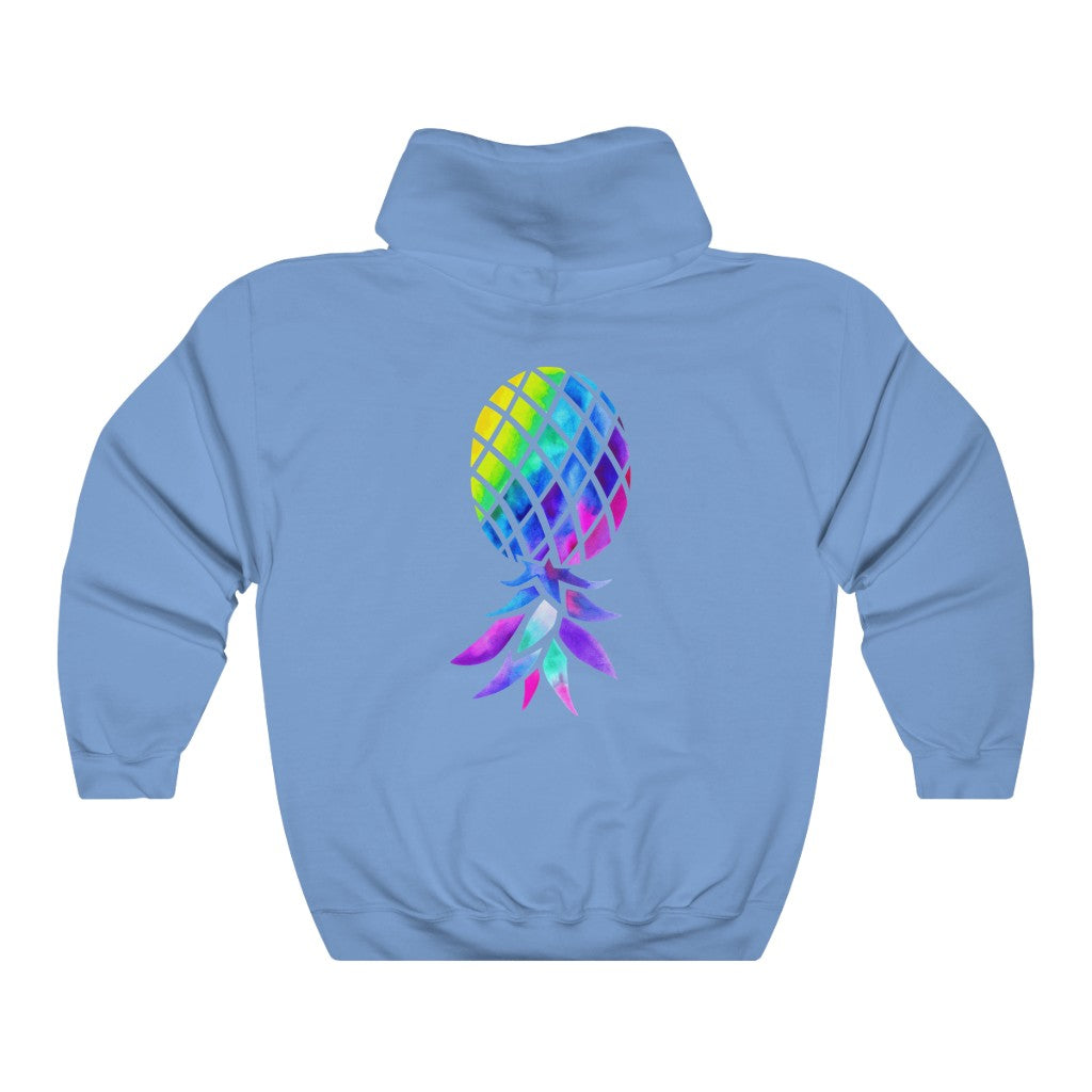 Pineapple Society Upsidedown Pineapple Unisex Heavy Blend Hoodie Sweatshirt