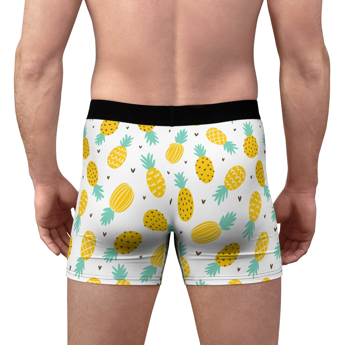 Échangistes à l'envers avec des ananas, le partage c'est prendre soin des boxers pour hommes 