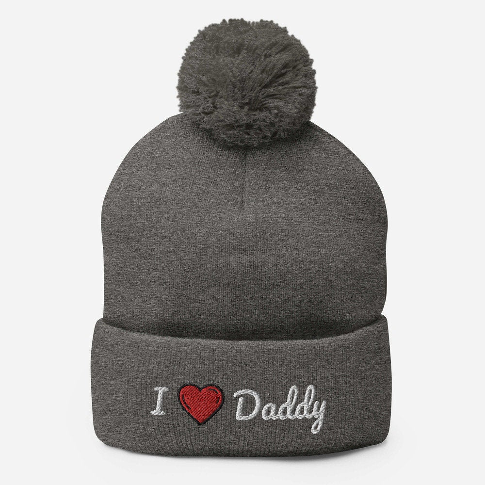 I "Heart" Daddy Pom-Pom Beanie