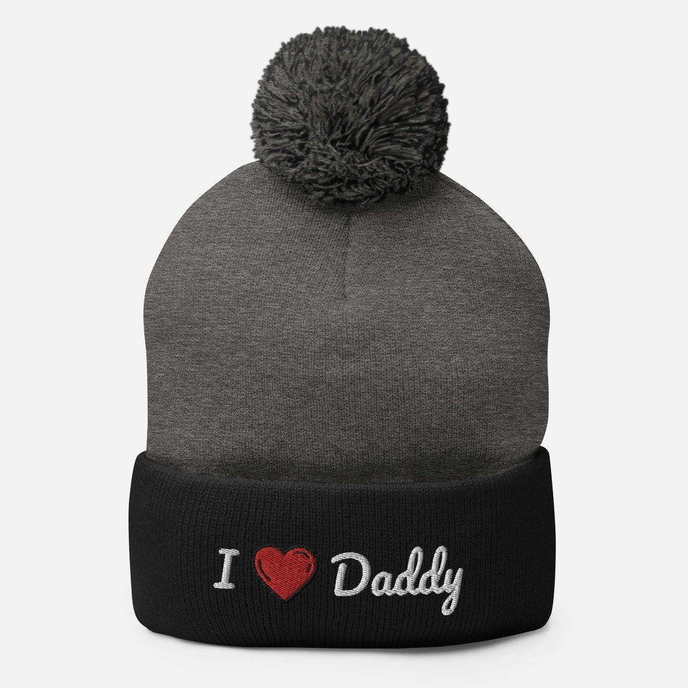 I "Heart" Daddy Pom-Pom Beanie