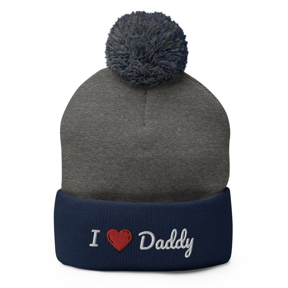 I "Heart" Daddy Pom-Pom Beanie