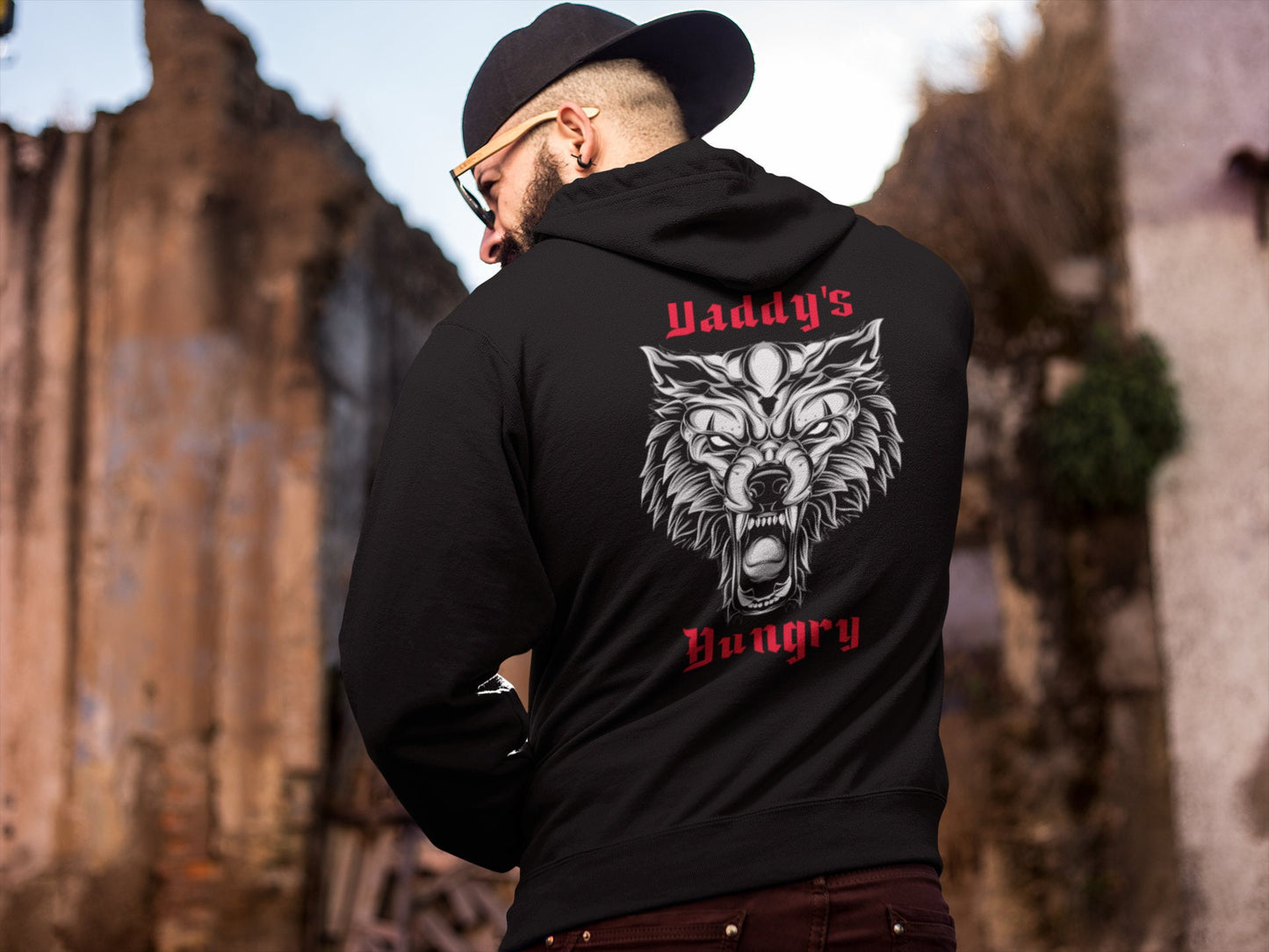 Daddy's Hungry Unisex Heavy Blend Full Zip BDSM Hoodie Sweatshirt