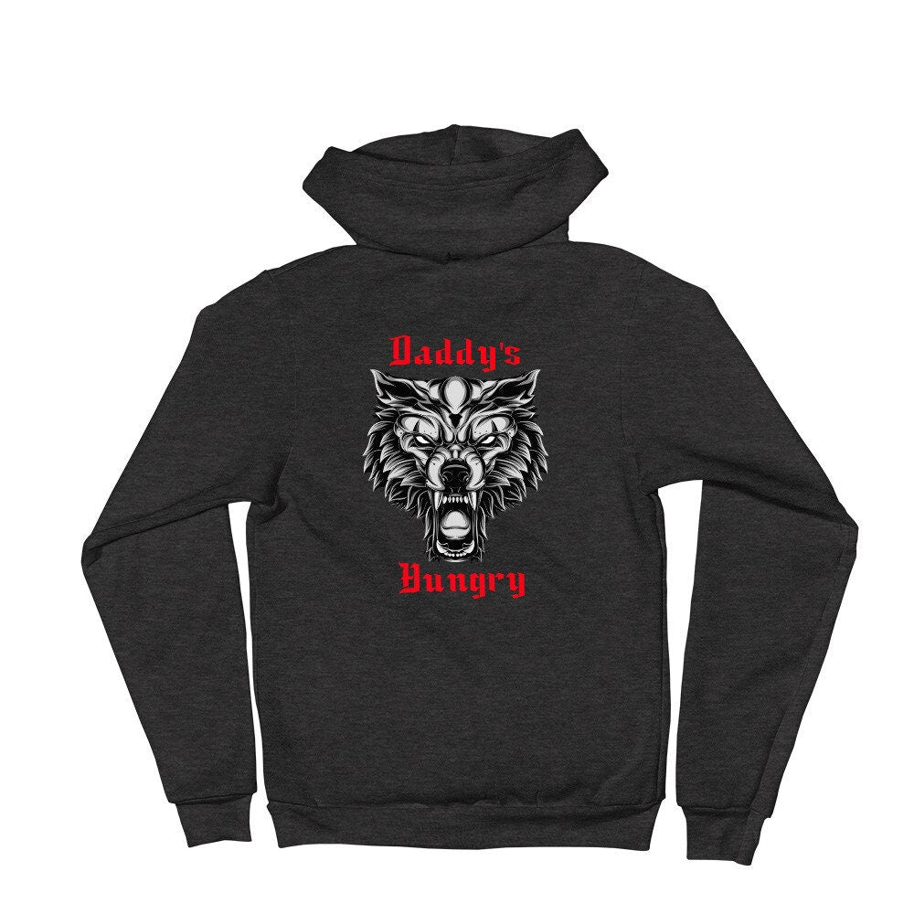 Daddy's Hungry Unisex Heavy Blend Full Zip BDSM Hoodie Sweatshirt