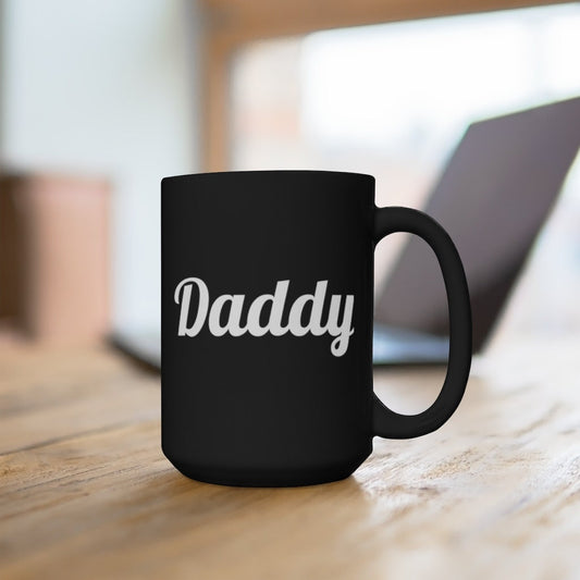 Daddy Black Mug 15oz