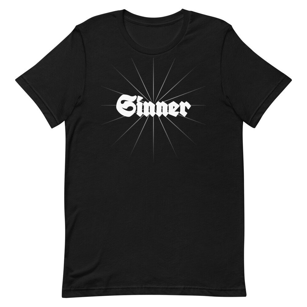 T-shirt unisexe à manches courtes Sinner