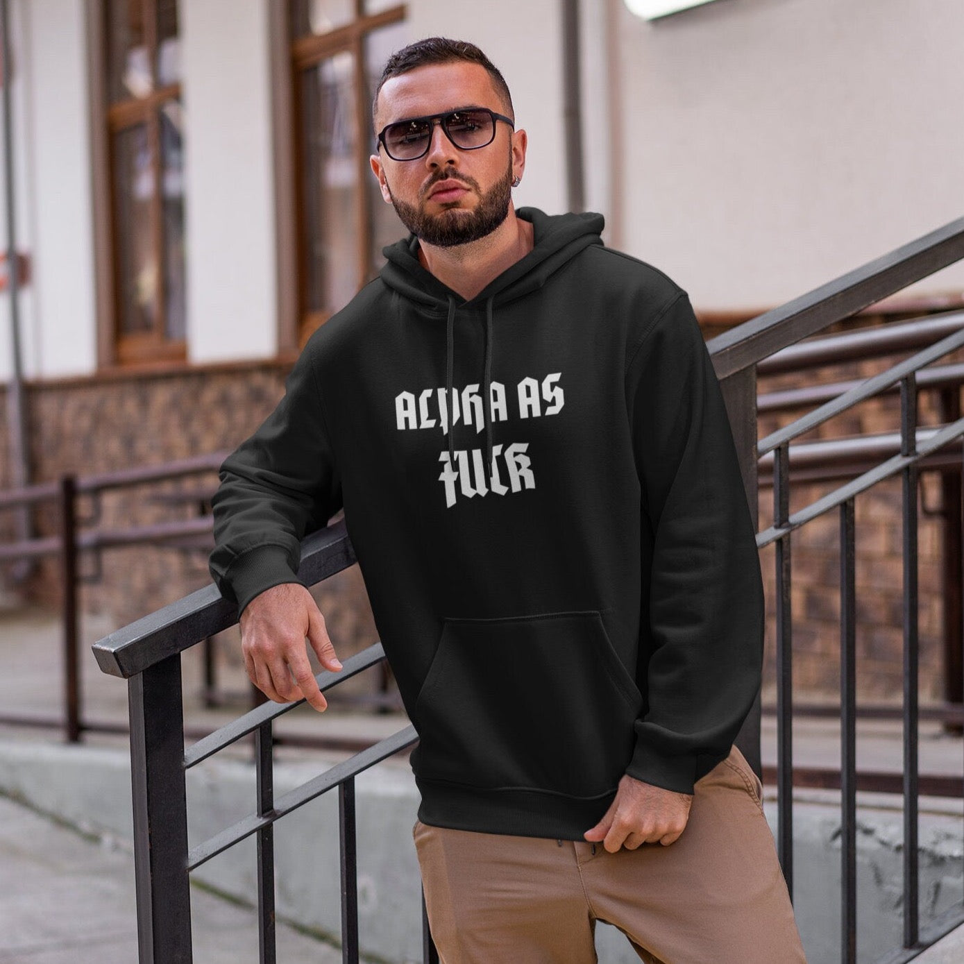 Alpha As Fuck Unisex Pullover Hoodie