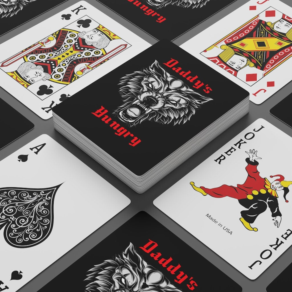 Daddy's Hungry Custom BDSM Poker Cards