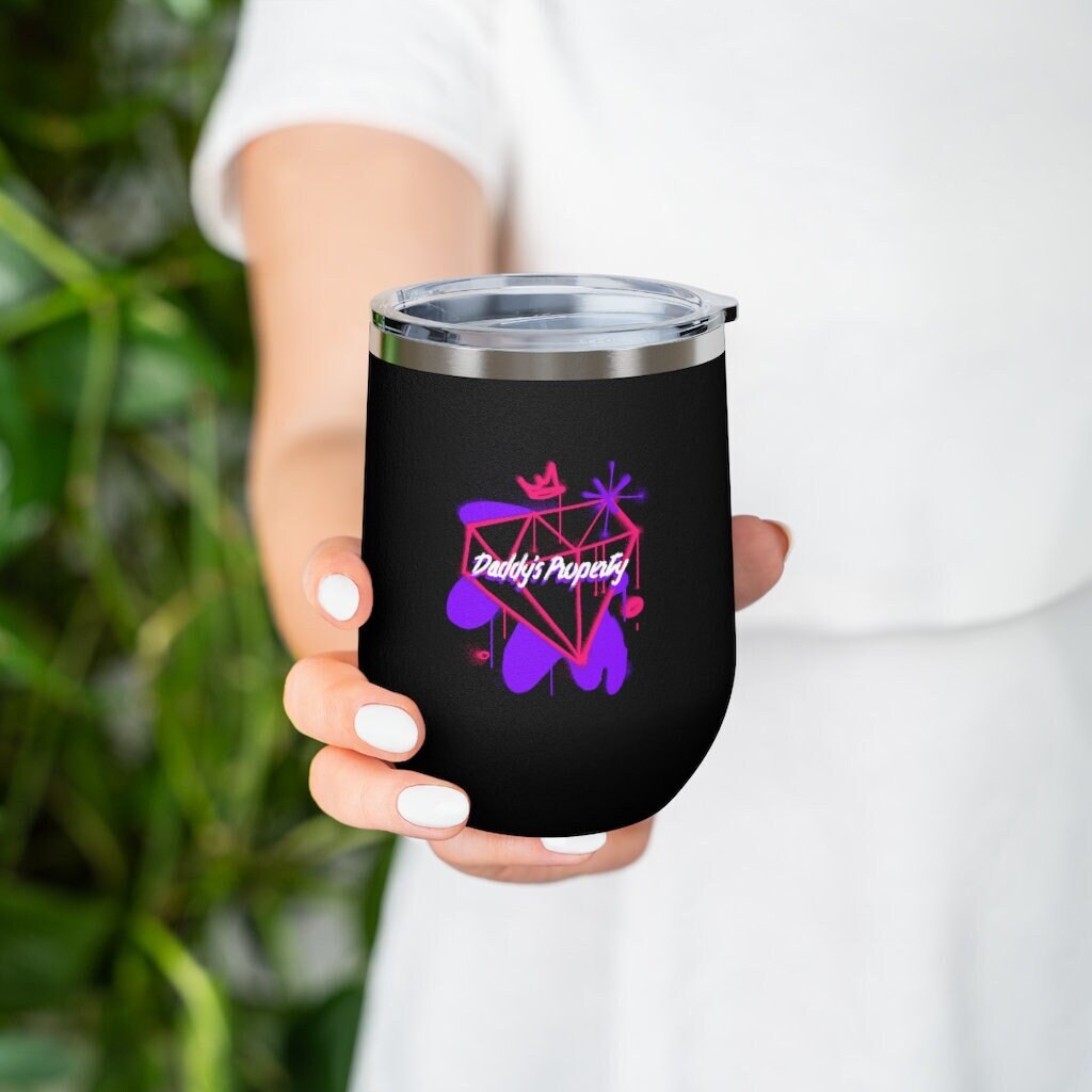 Daddy's Property Graffiti 12oz Insulated Wine Tumbler