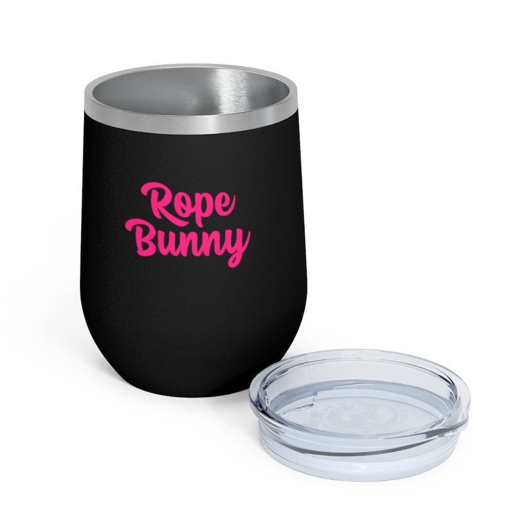 Verre à vin isolé Rope Bunny, 12 oz