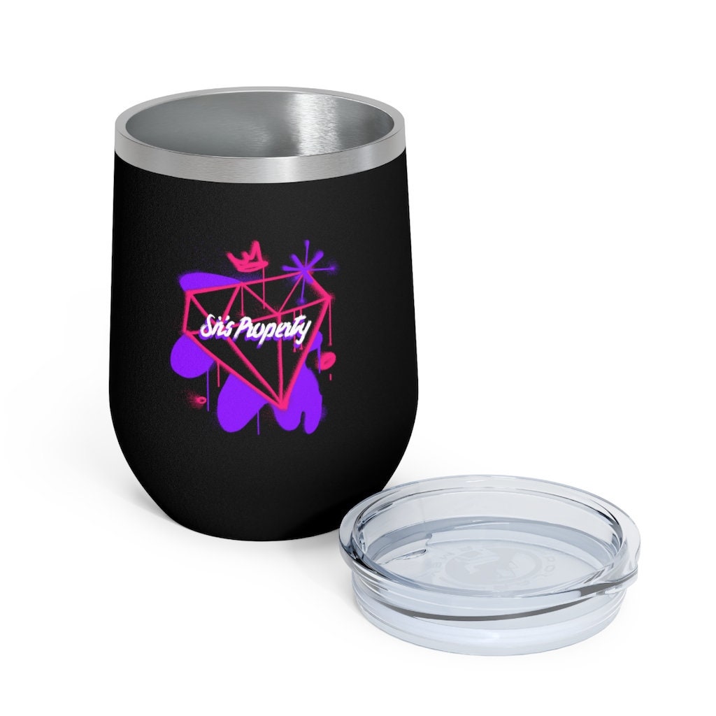 Sir's Property Graffiti Wine Tumbler, 12oz