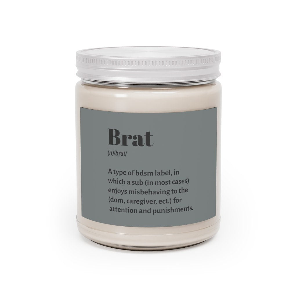 BDSM Brat Aromatherapy Candles, 9oz