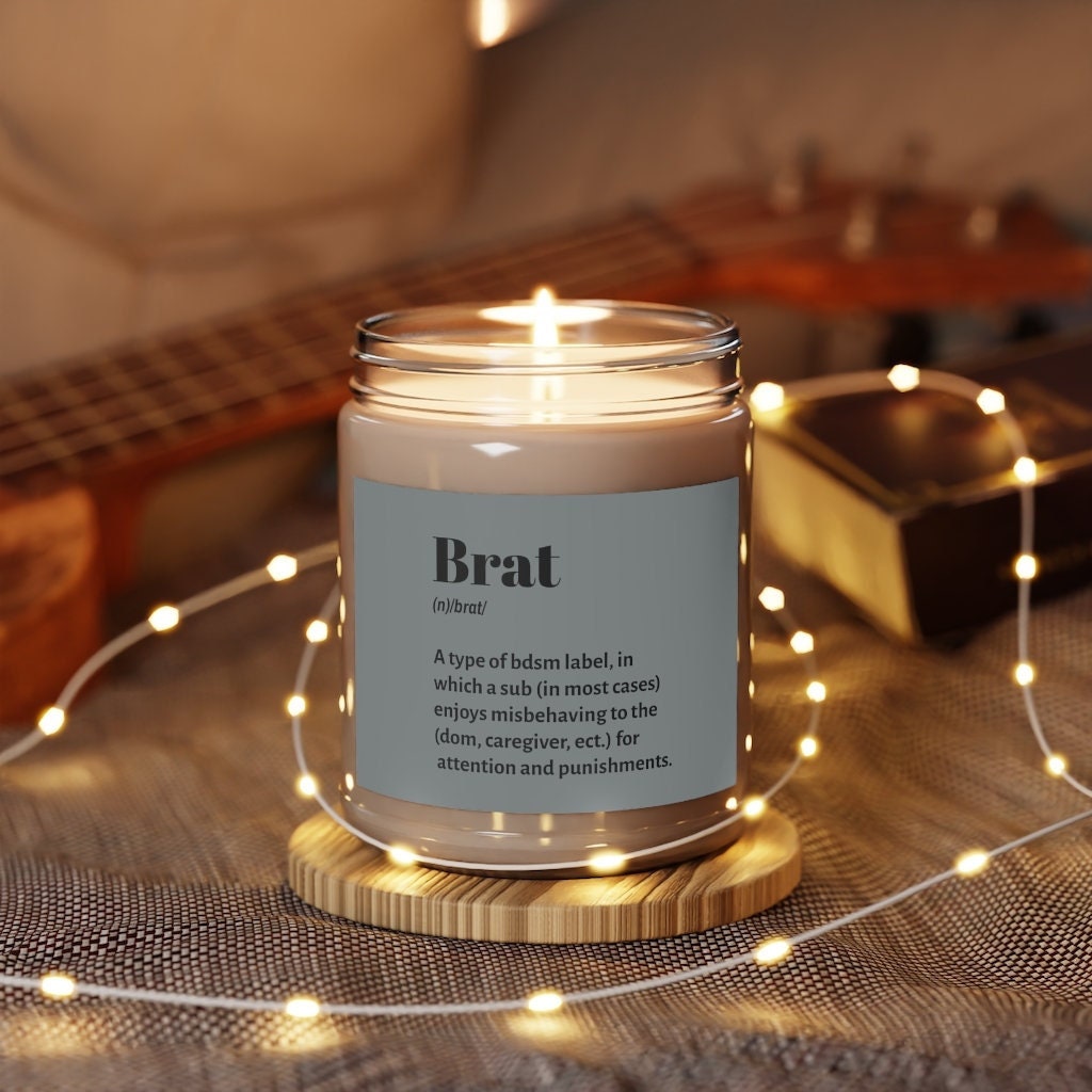 BDSM Brat Aromatherapy Candles, 9oz