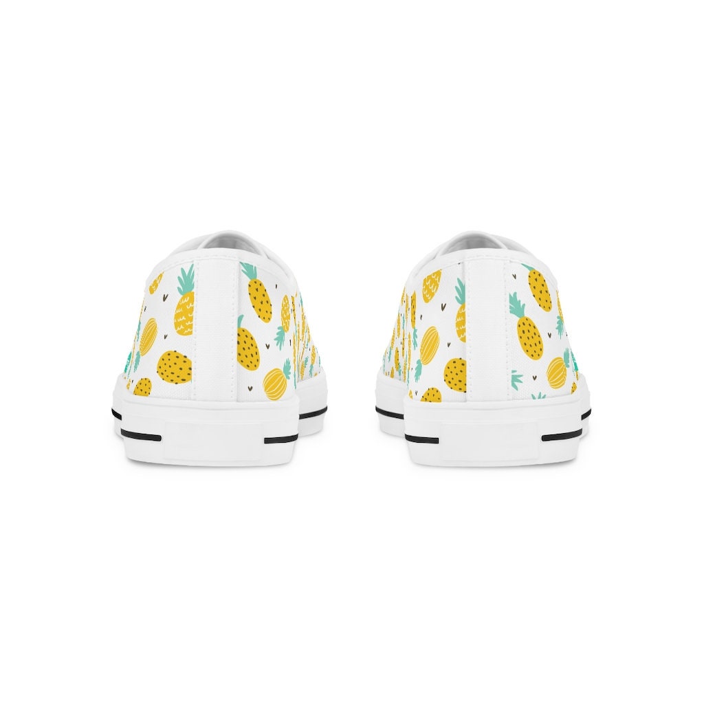 Upside Down Pineapple Men's Low Top Sneakers