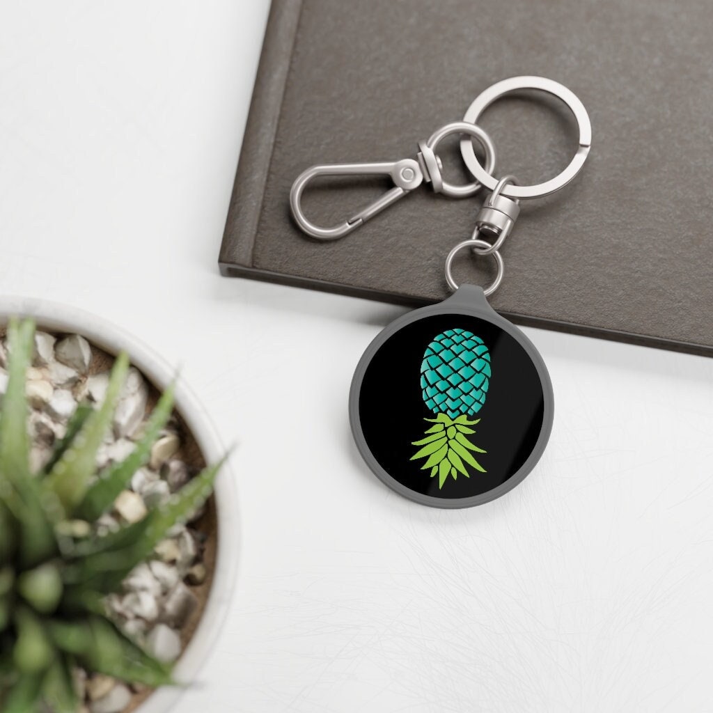 Upside Down Pineapple Keyring / Keychain