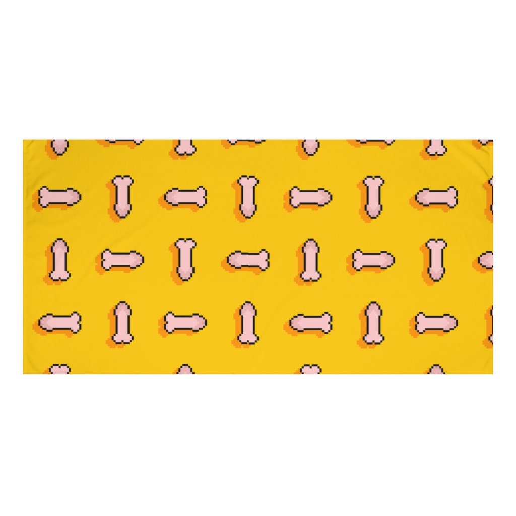 Penis Standard Beach Towel, 30x60