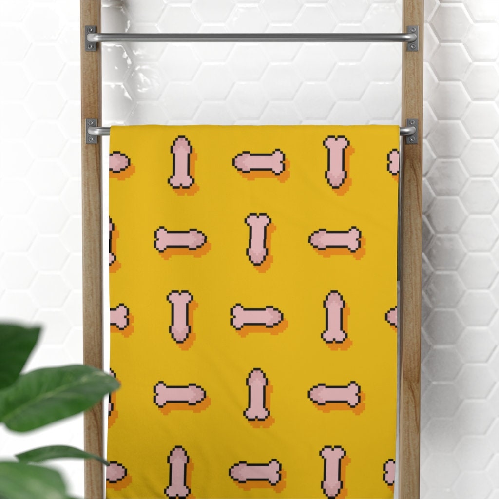 Penis Standard Beach Towel, 30x60