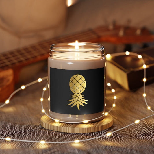 Upside Down Pineapple Aromatherapy Candles, 9oz