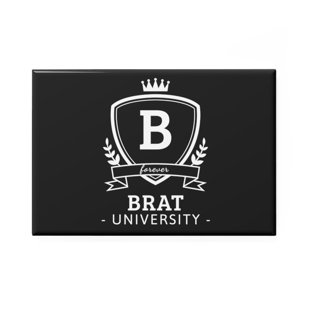 Brat University BDSM Button Magnet, Rectangle (1 & 10 pcs)