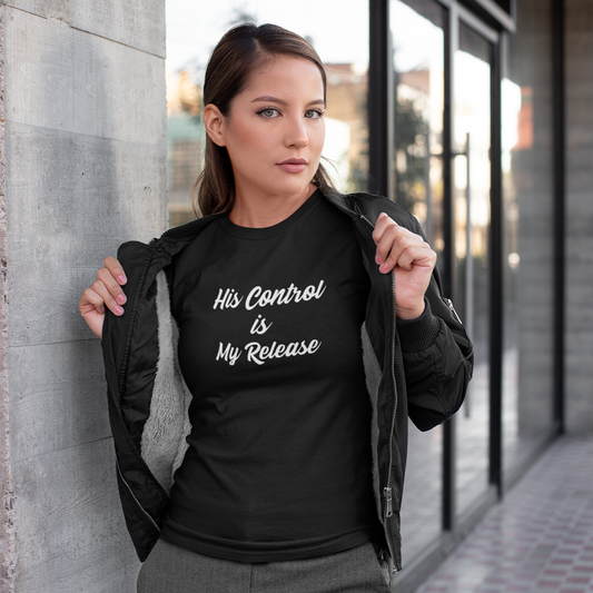 His Control is My Release  Unisex Ultra Cotton Tee