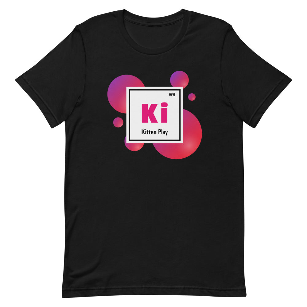 Kitten Play Element Short-Sleeve Unisex Tee Shirt