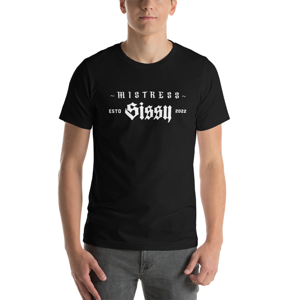 T-shirt unisexe à manches courtes Mistress Sissy Est 2022